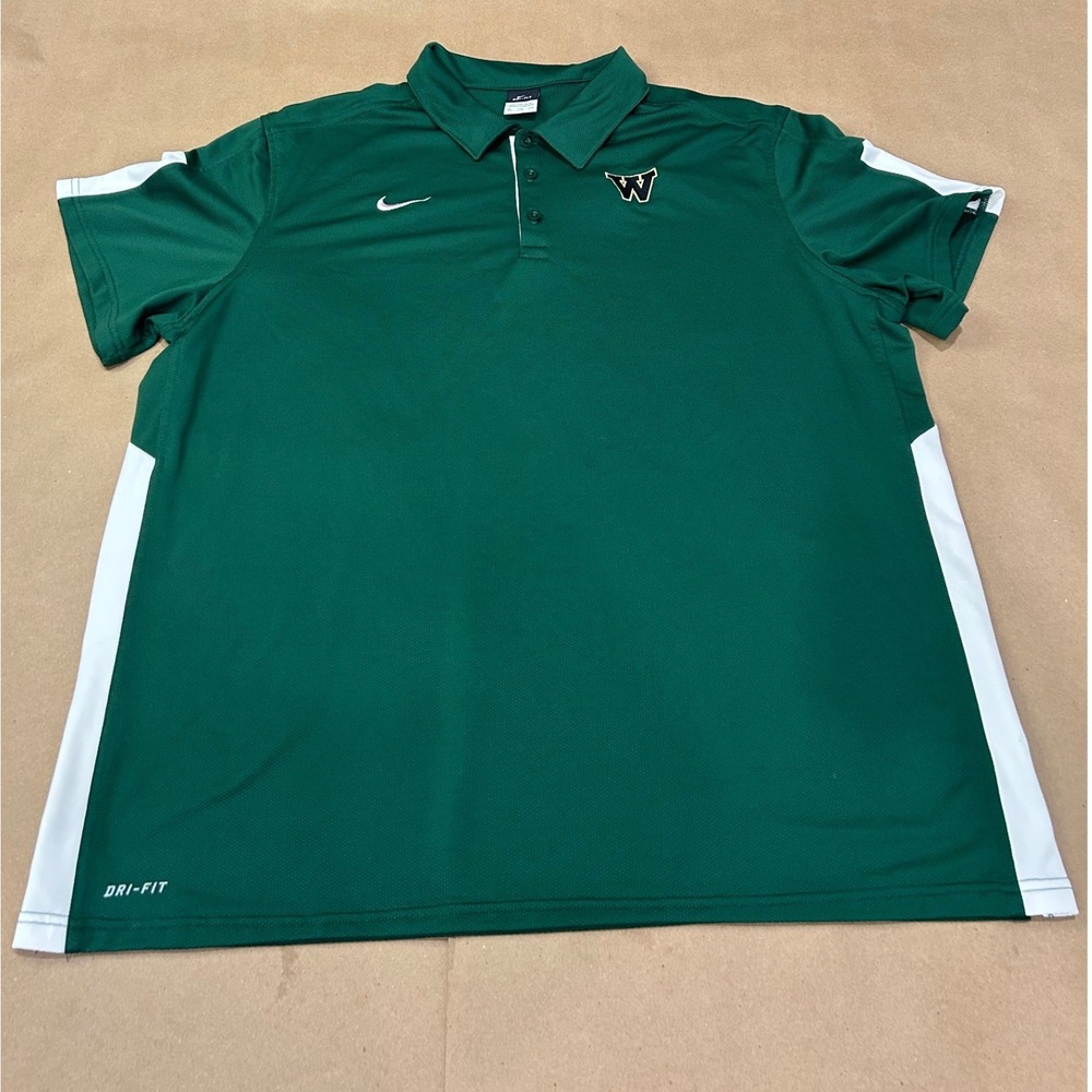 Nike Green Polo Shirt Mens XXL